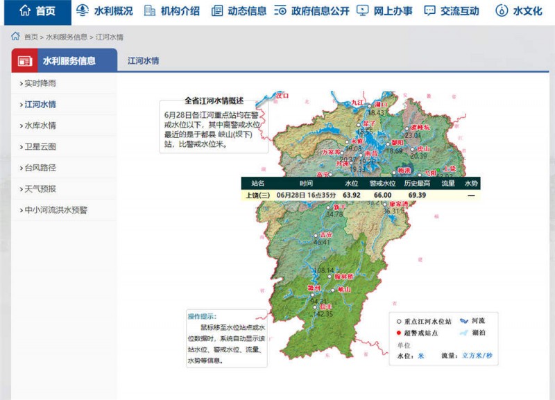 上饒水情2022.6.28