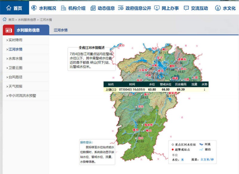 上饒水情2022.7.4